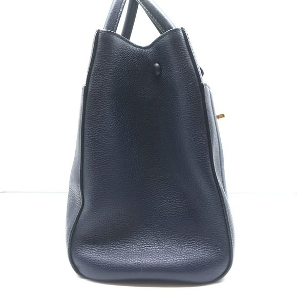 Chanel 17C Neo Executive Small Shopper Tote Navy Leather Shoulder Bag - Picture 3 of 12